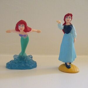VINTAGE DISNEY LITTLE MERMAID FIGURINES